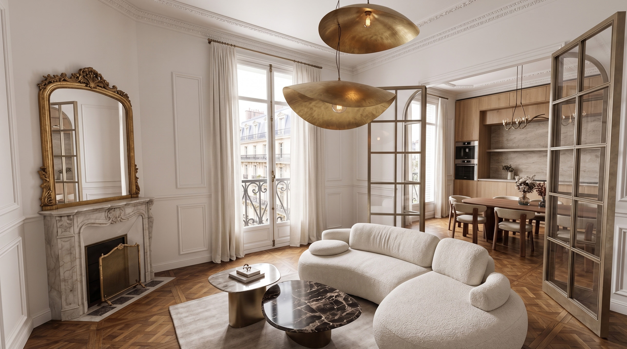 Appartement haussmannien — Studio C.