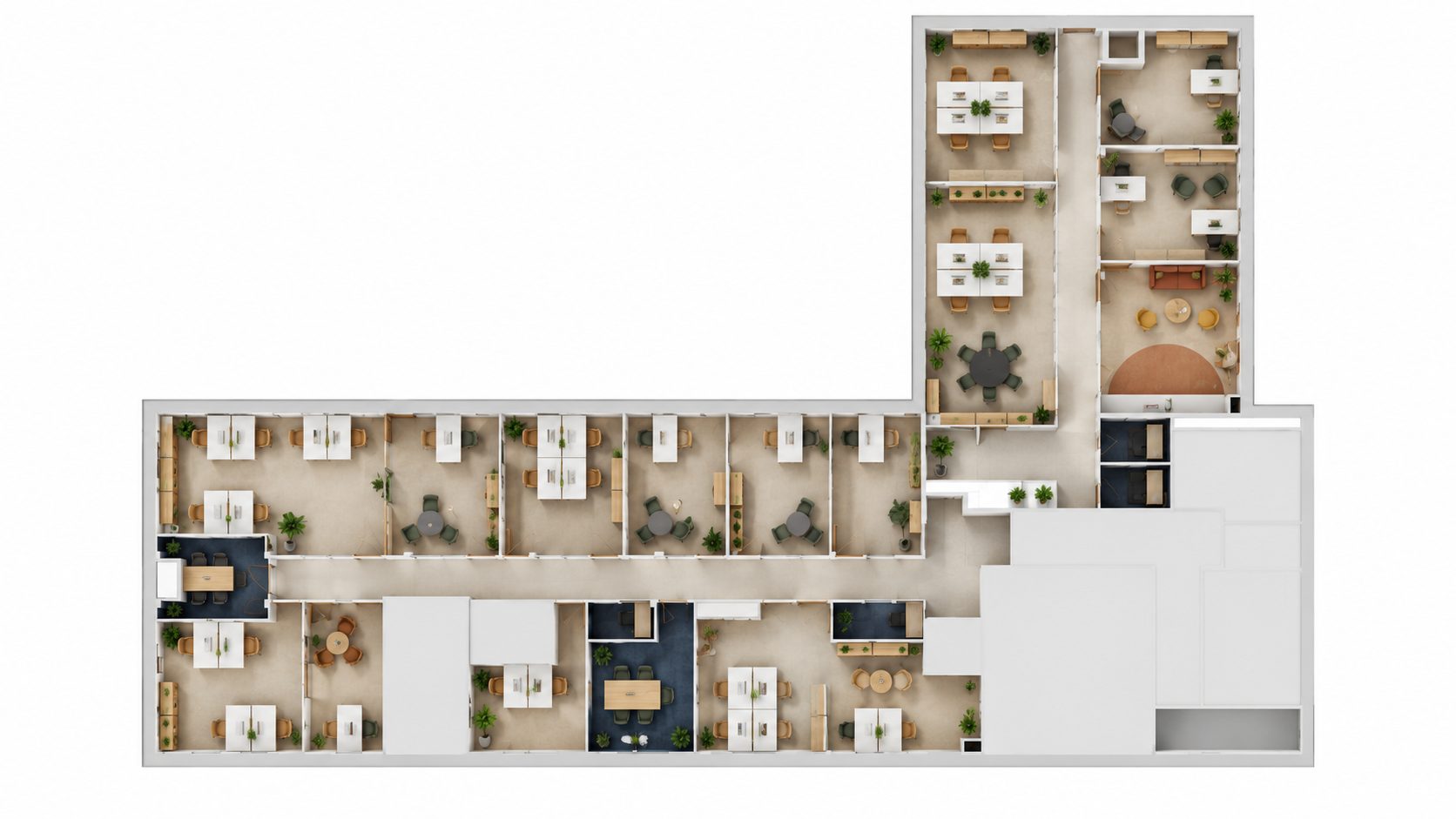 Plan d'aménagement des bureaux