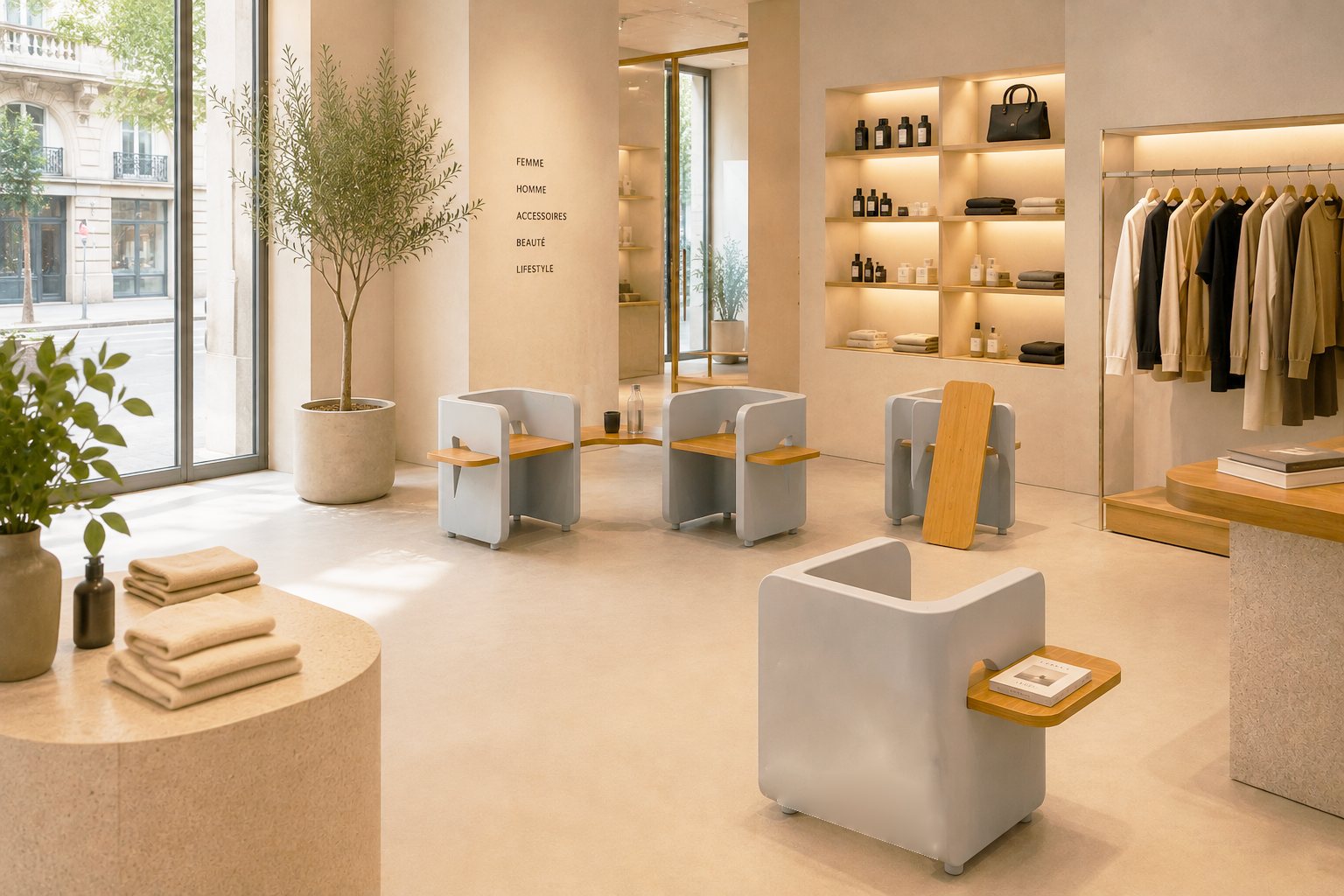 LUMA intégré à un parcours retail