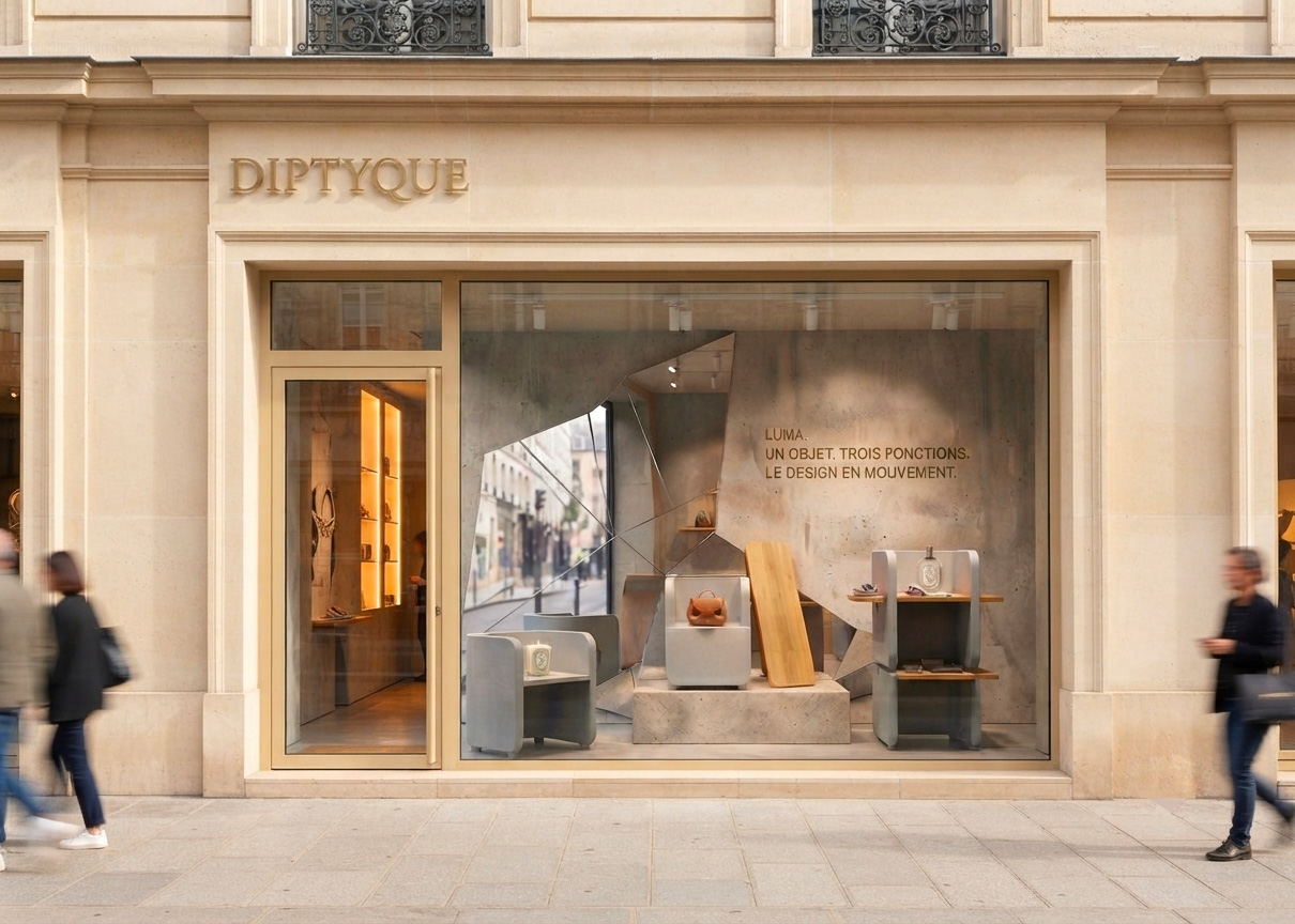 Luma — vitrine Diptyque