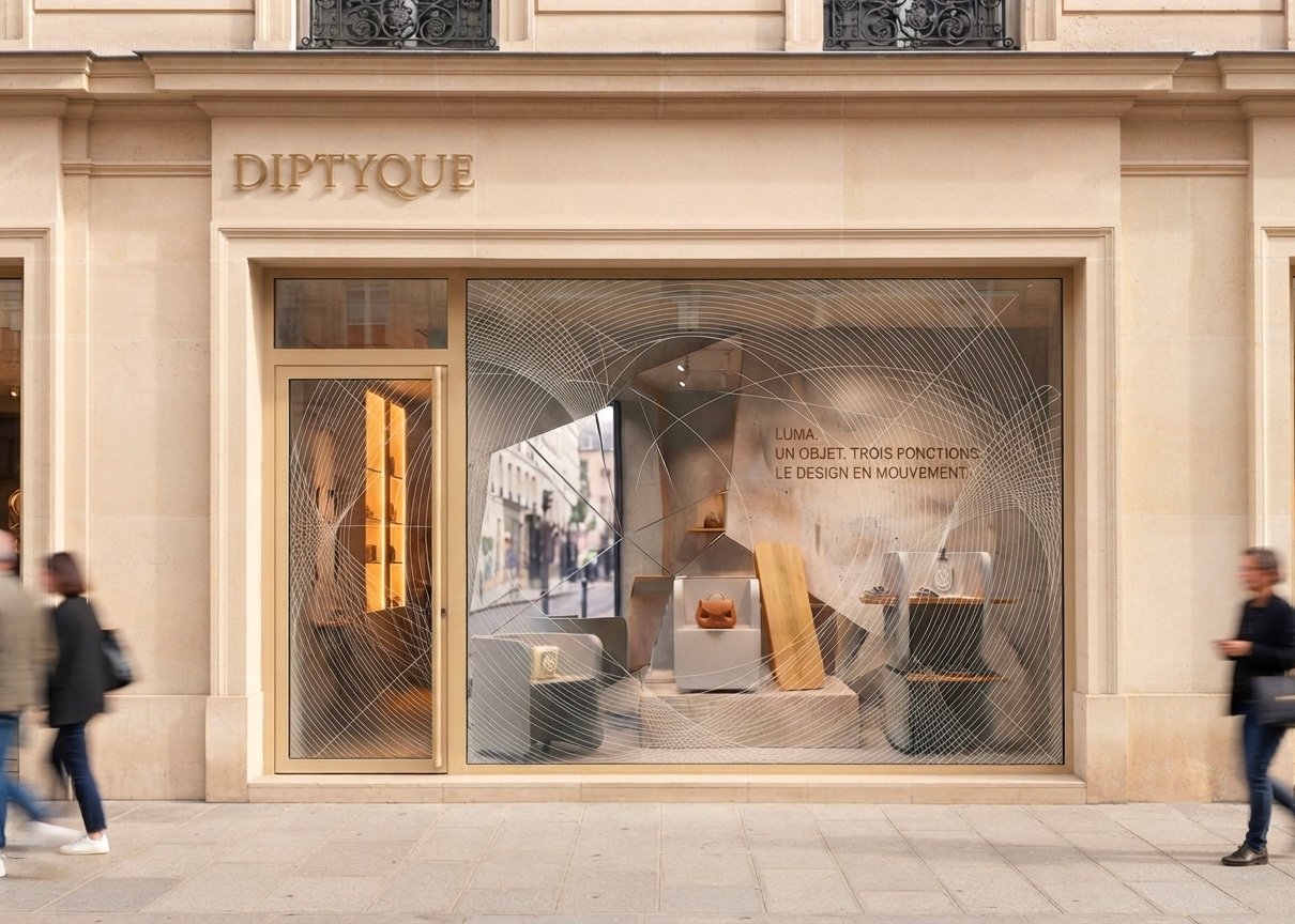 Luma — vitrine Diptyque